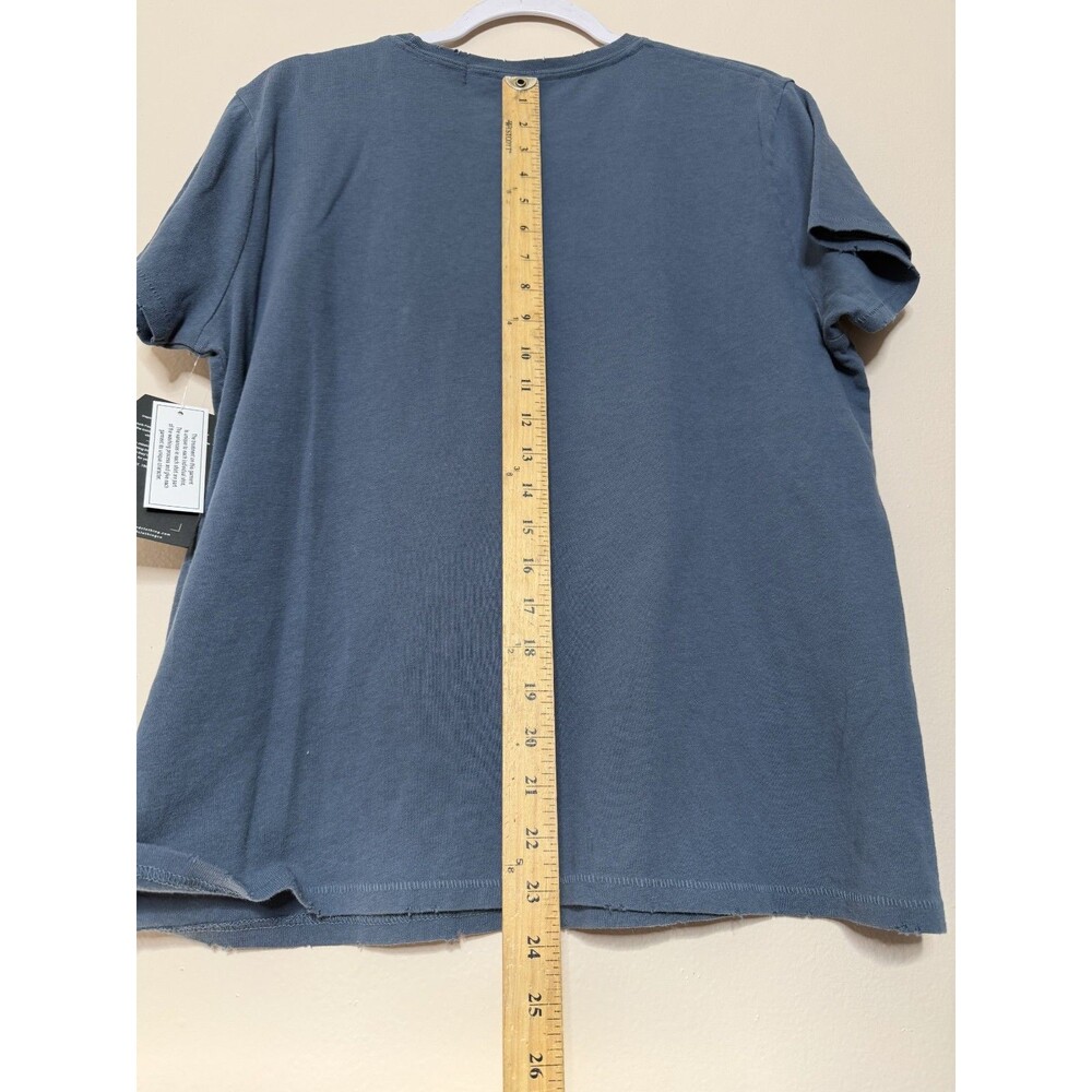Junk Food Lynyrd Skynyrd Bird T-Shirt Womens Medium Blue Distressed Tee Shirt - Picture 9 of 10